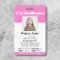 Child Identification Photo Soft Pink