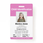 Child Identification Photo Soft Pink