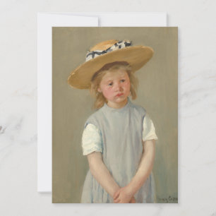 Child in a Straw Hat   Mary Cassatt