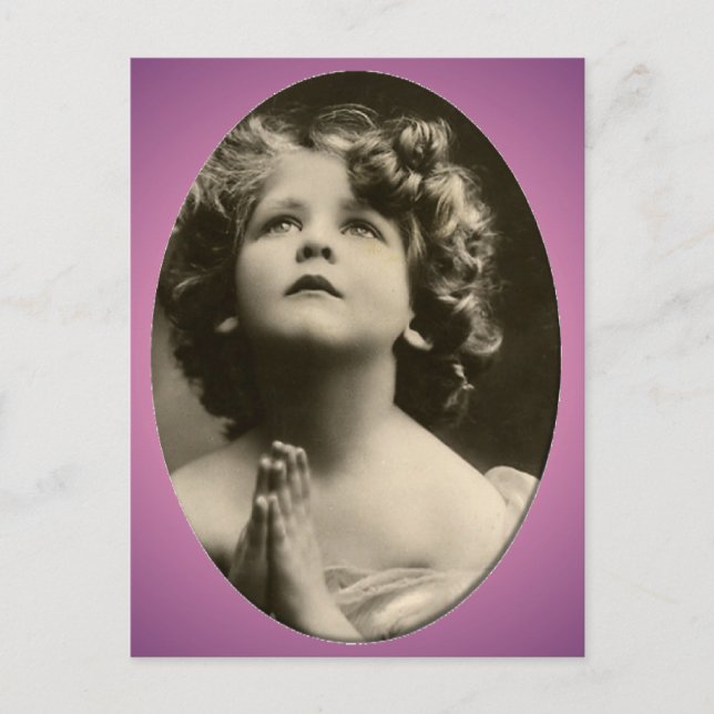 Child in Prayer Postcard (Front)