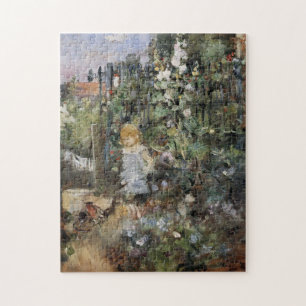 Child in the Rose Garden by Berthe Morisot Jigsaw Puzzle