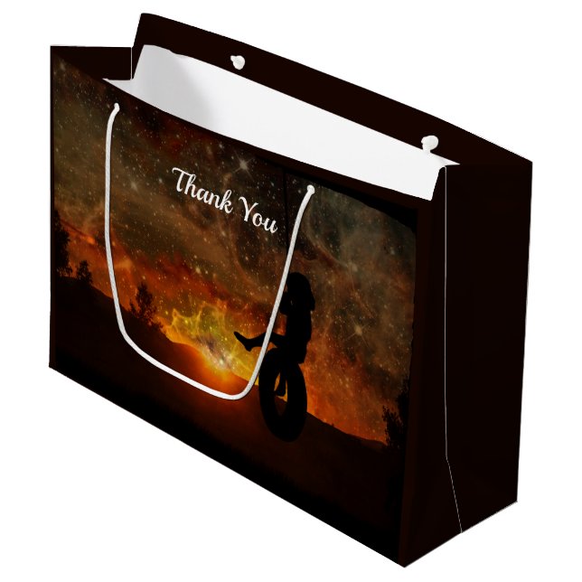 Child In Tire Swing Gift Bag (Front Angled)