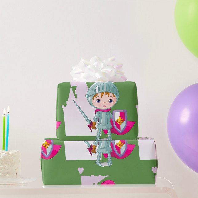 Child Knight Wrapping Paper (Creator Uploaded)
