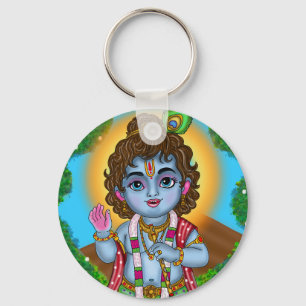Child Krishna Keychain