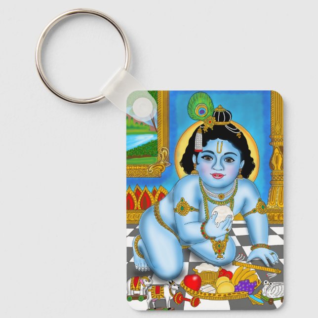 Child Krishna Keychain (Front)