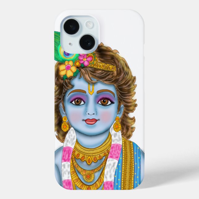 Child Krishna Phone Cover (Back)