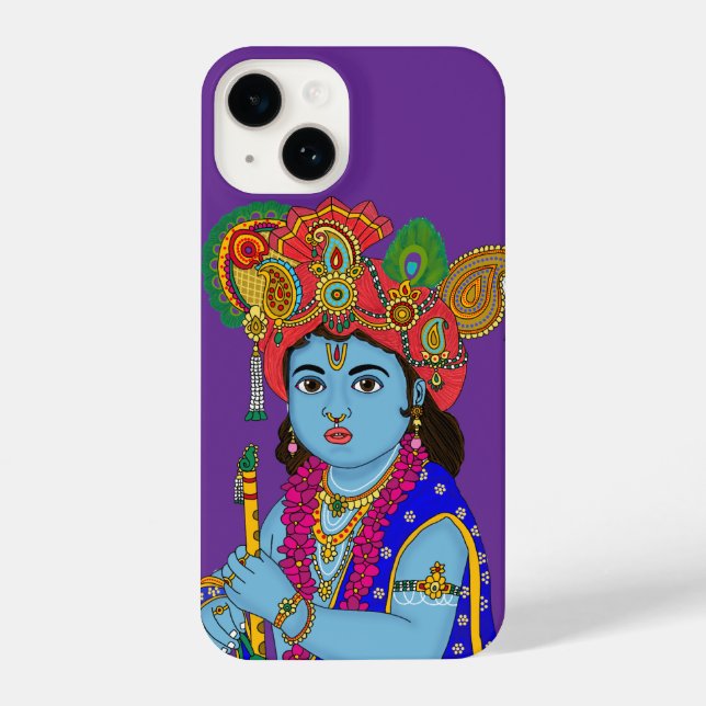 Child Krishna Phone Cover (Back)