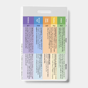 Child Life Badge (Vertical)  ID Badge