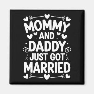 Child Marriage Wedding Bride Groom Mummy And Daddy Magnet