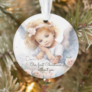 Child Memorial First Christmas Without You Ornament