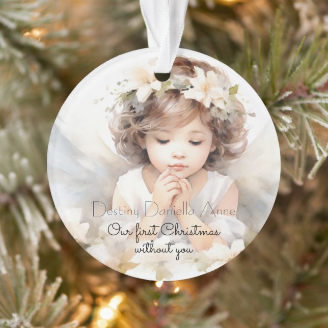 Child Memorial First Christmas Without You Ornament (Tree)