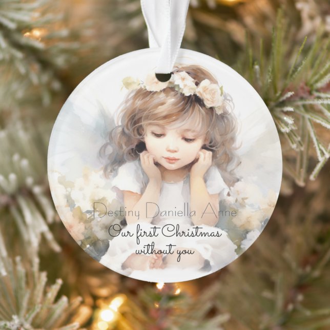 Child Memorial First Christmas Without You Ornament (Tree)
