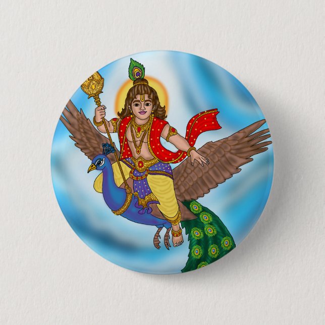 Child Murugan Button (Front)