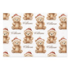 Child Name Teddy Bear Christmas 