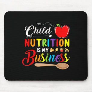 Child Nutrition Is My Business Cute Apple Back To Mouse Mat