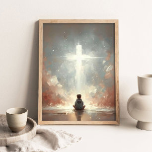 Child of Faith, Christian Wall Art, Christian Art Poster