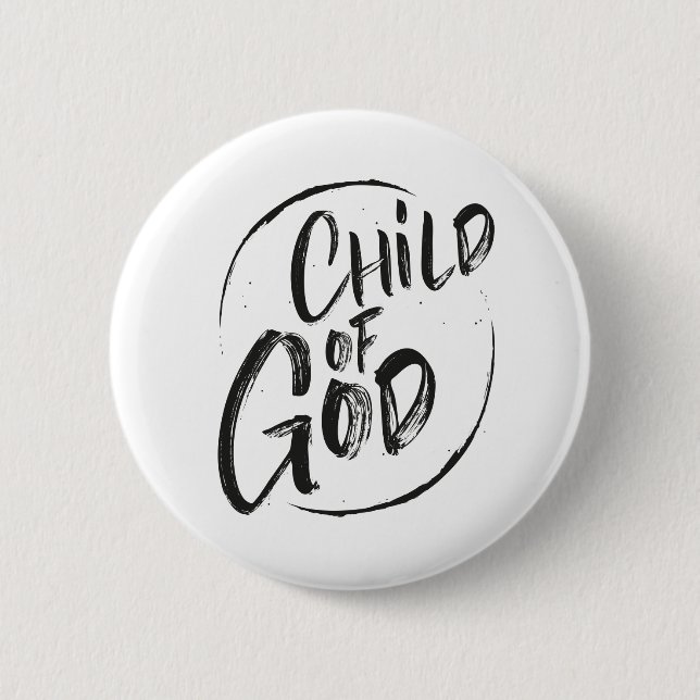 Child of God 6 Cm Round Badge (Front)