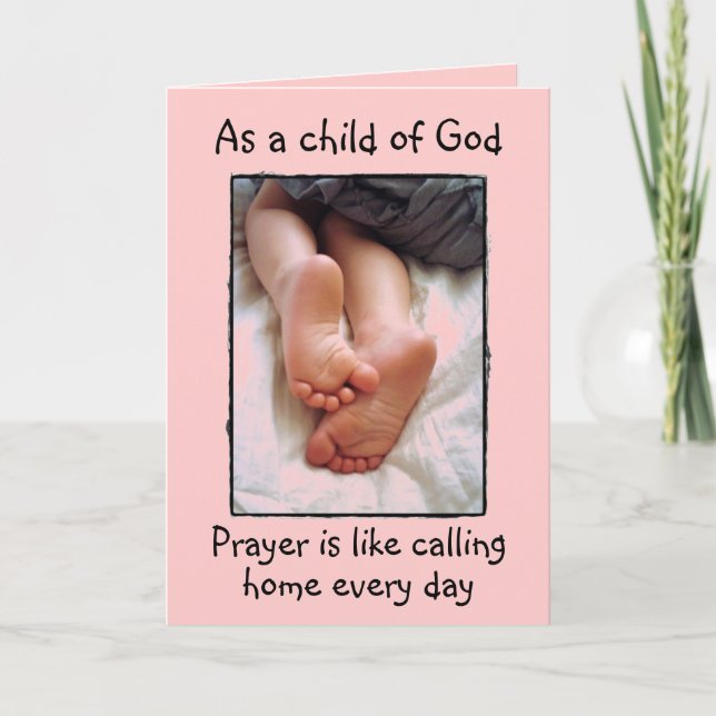 Child of God blank card (Front)
