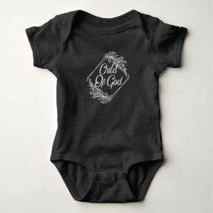 Child Of God - Christian Faith Quote Baby Bodysuit