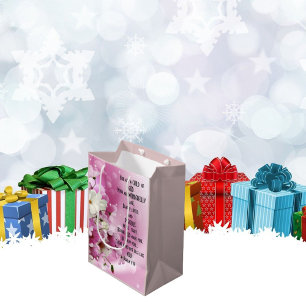 Child of God Floral Gift Bag Psalm 139