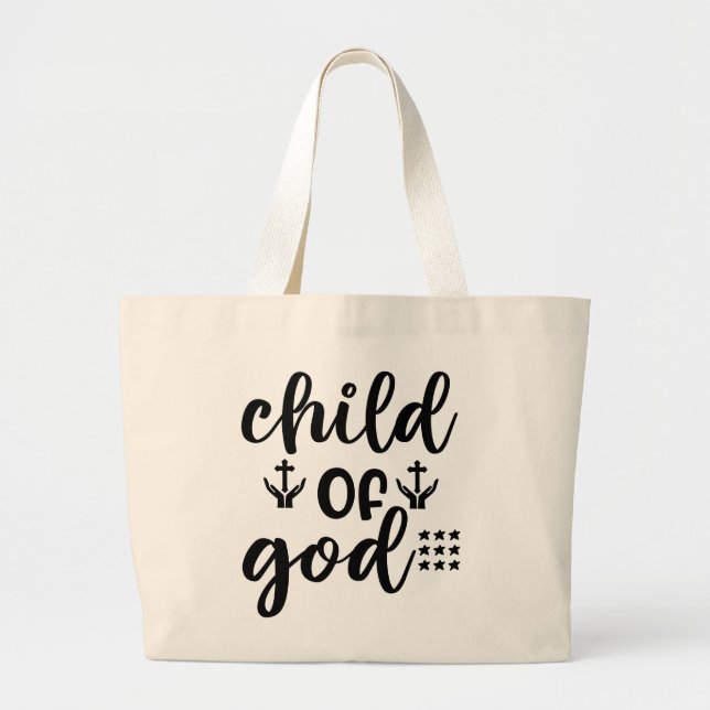Child of God Jumbo Tote Bag (Front)