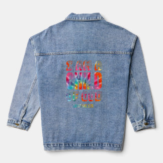 Child Of God Loved Christian Faith Vintage Premium Denim Jacket