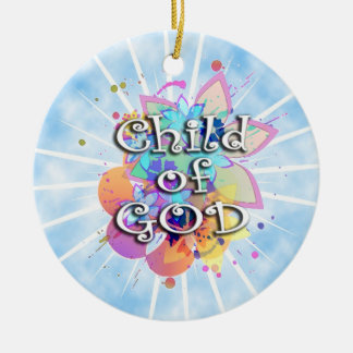Child of God, Pastel Ceramic Tree Decoration