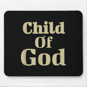 Child Of God Retro Jesus Religious Christian Bible Mouse Mat