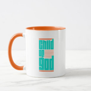 Child of God Retro Vintage Christian Inspirational Mug