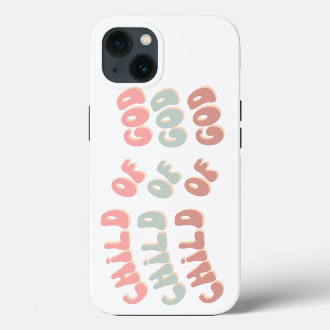 Child of God Retro Waves Case-Mate iPhone Case (Back)
