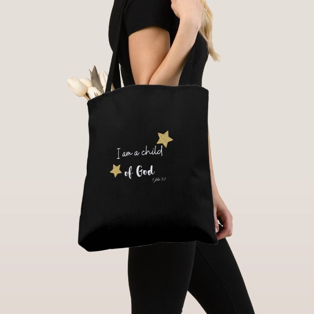 Child of God Tote Bag (Close Up)