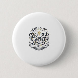 Child Of God Vintage Engraving Shirt Design_1 6 Cm Round Badge