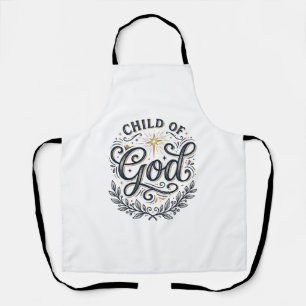 Child Of God Vintage Engraving Shirt Design_1 Apron