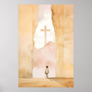 Child Of God Watercolor Christian Nursery Art Poster