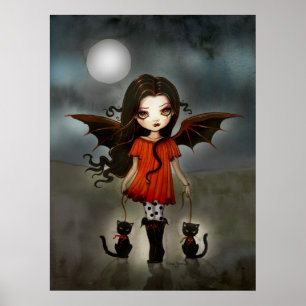 Child of Halloween Cute Vampire Poster