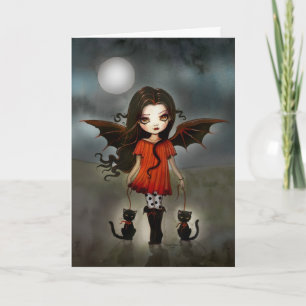 Child of Halloween Little Vampire Card