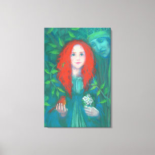 Child of the forest canvas print