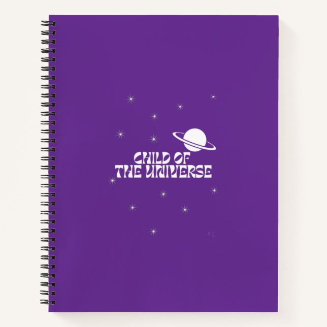 Child Of The Universe Notebook (Front)