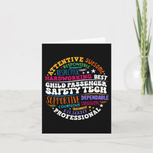 Child Penger Safety Technician  Card