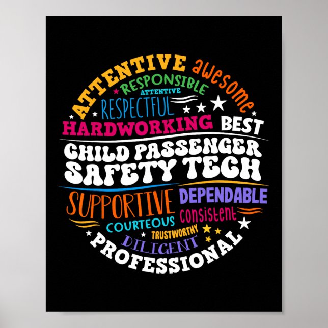 Child Penger Safety Technician  Poster (Front)