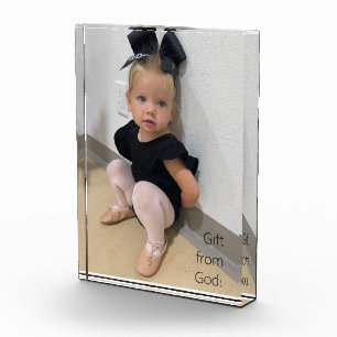 Child Photo Gift from God Photo Block