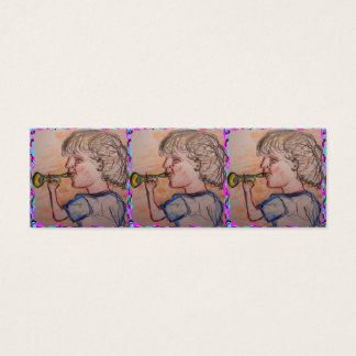 child playing toy horn