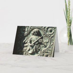 Child Playing Violin Card