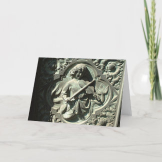 Child Playing Violin Card