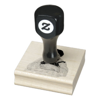 Child Portrait Rubber Custom Rubber Stamp