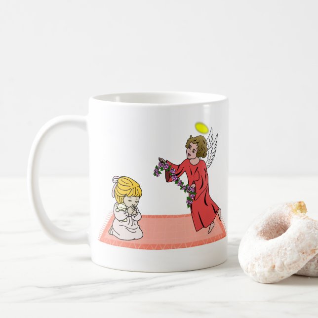 Child praying Mug (With Donut)