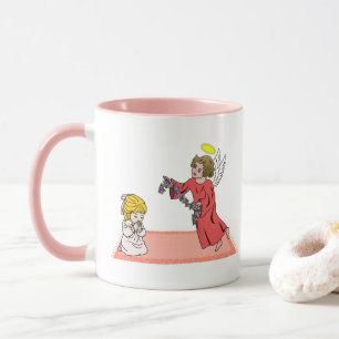 Child praying Pink Mug
