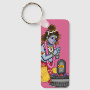 Child Rama Worshipping Shiva Keychain