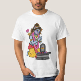 Child Rama Worshipping Shiva T-Shirt