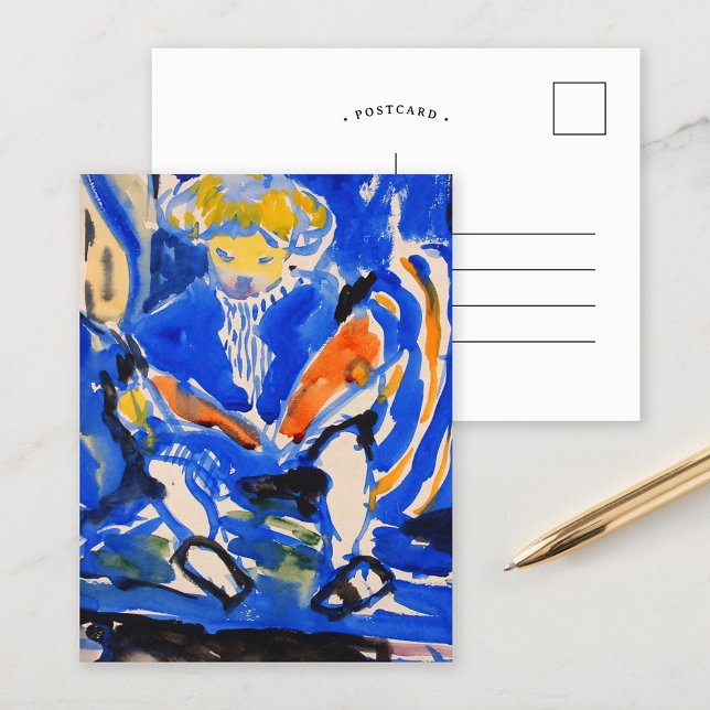 Child Reading | Henry Lyman Saÿen Postcard (Creator Uploaded)